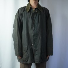 画像2: 90's Barbour ENGLAND製 "BEAUFORT" オイルドジャケット 3ワラント  (2)