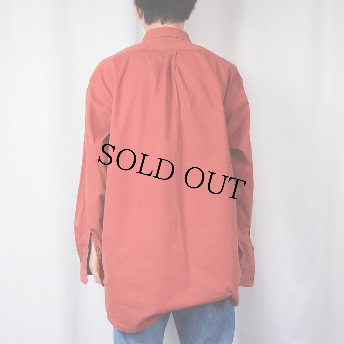 画像3: 90's POLO Ralph Lauren "POLO SPORTSMAN" 刺繍 コットンシャツ L (3)