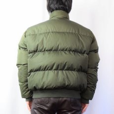 画像3: 90's POLO Ralph Lauren USA製 ロゴ刺繍 ダウンジャケット KHAKI L (3)