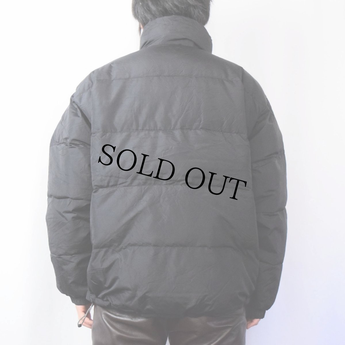 画像3: 90's POLO SPORT Ralph Lauren ロゴ刺繍 ナイロンダウンジャケット BLACK L (3)