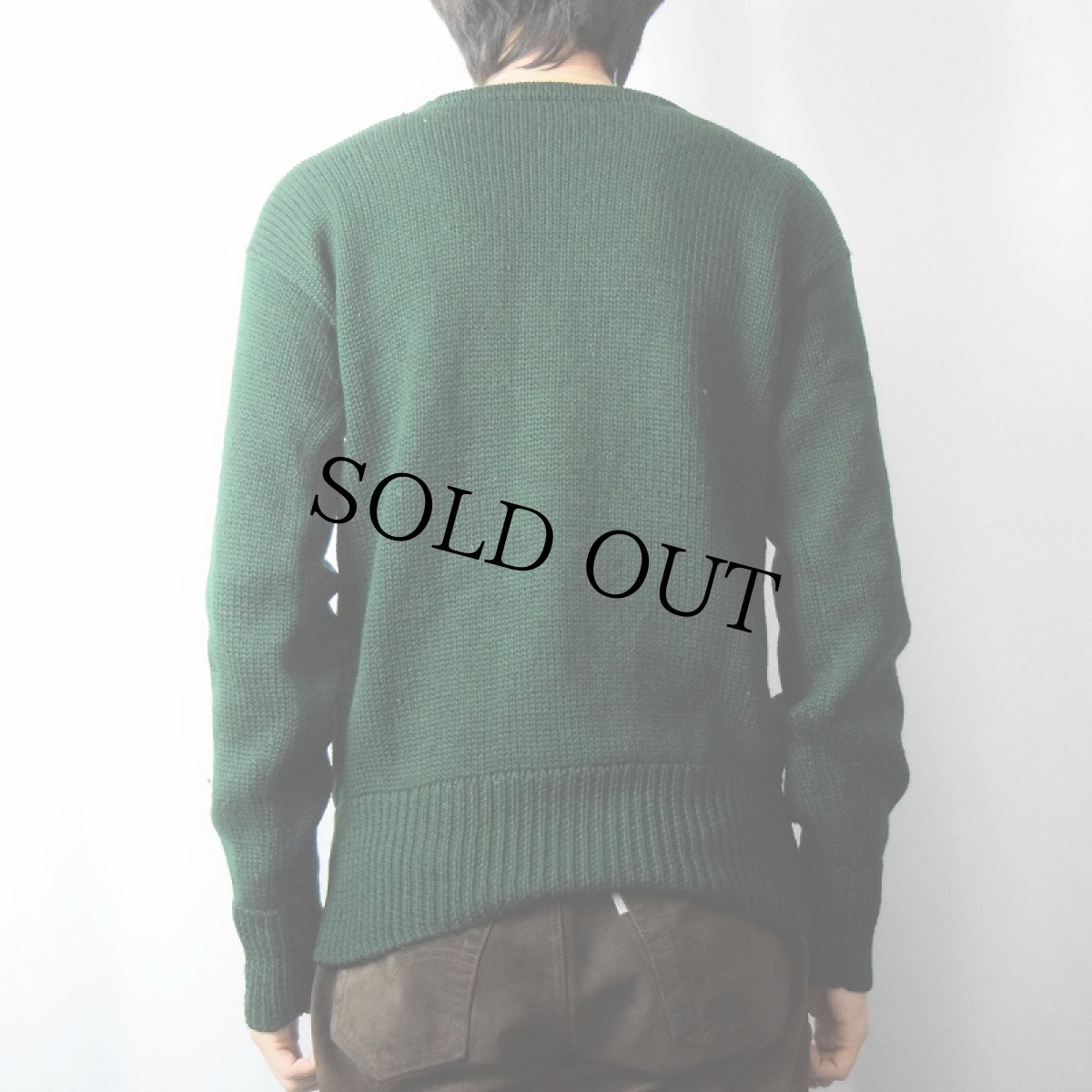 画像3: 50〜60's レタードニットセーター (3)