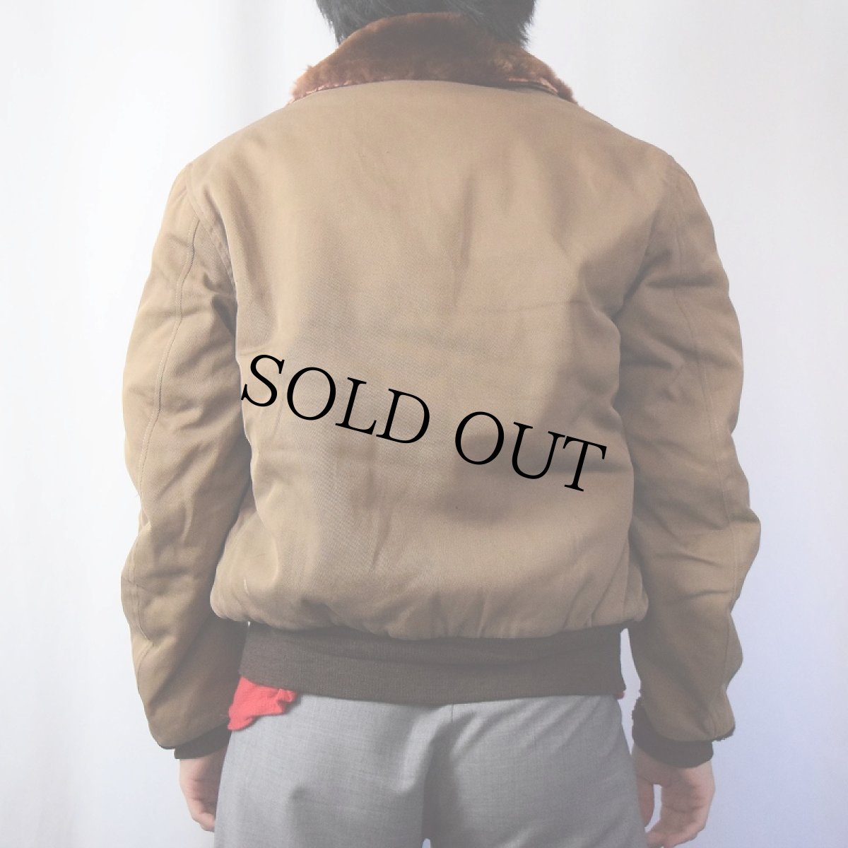 画像3: 50's TEST FREEZE PROOF B-15 TYPE ボアライナー付き フライトジャケット  (3)