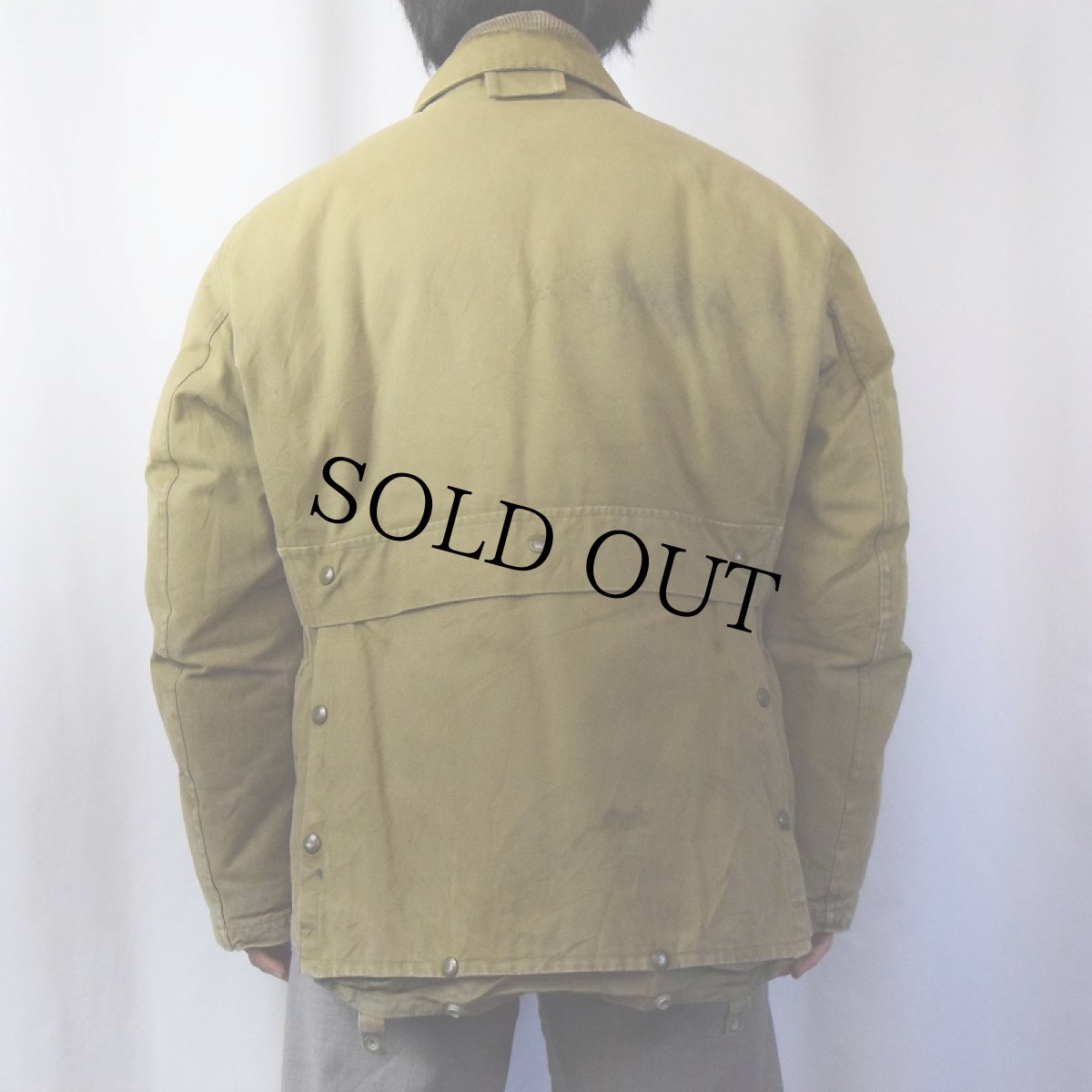 画像4: 50's COMFY OUTDOOR GARMENT キルティングライナー コットンダックダウンジャケット (4)