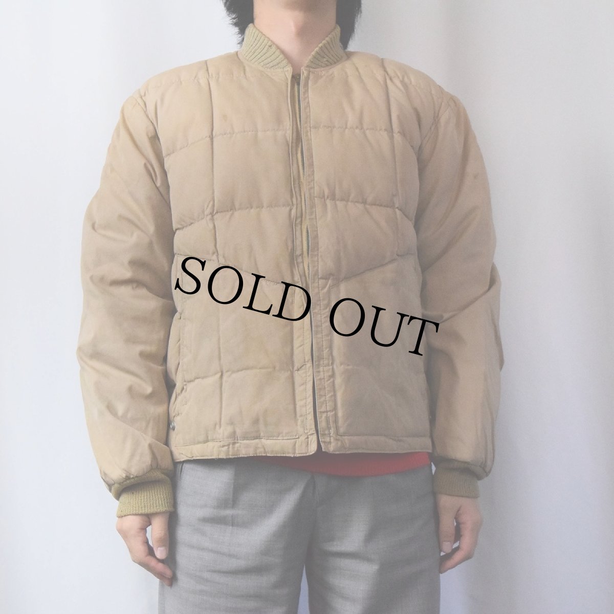 画像2: 50's COMFY OUTDOOR GARMENT キルティングダウンジャケット (2)