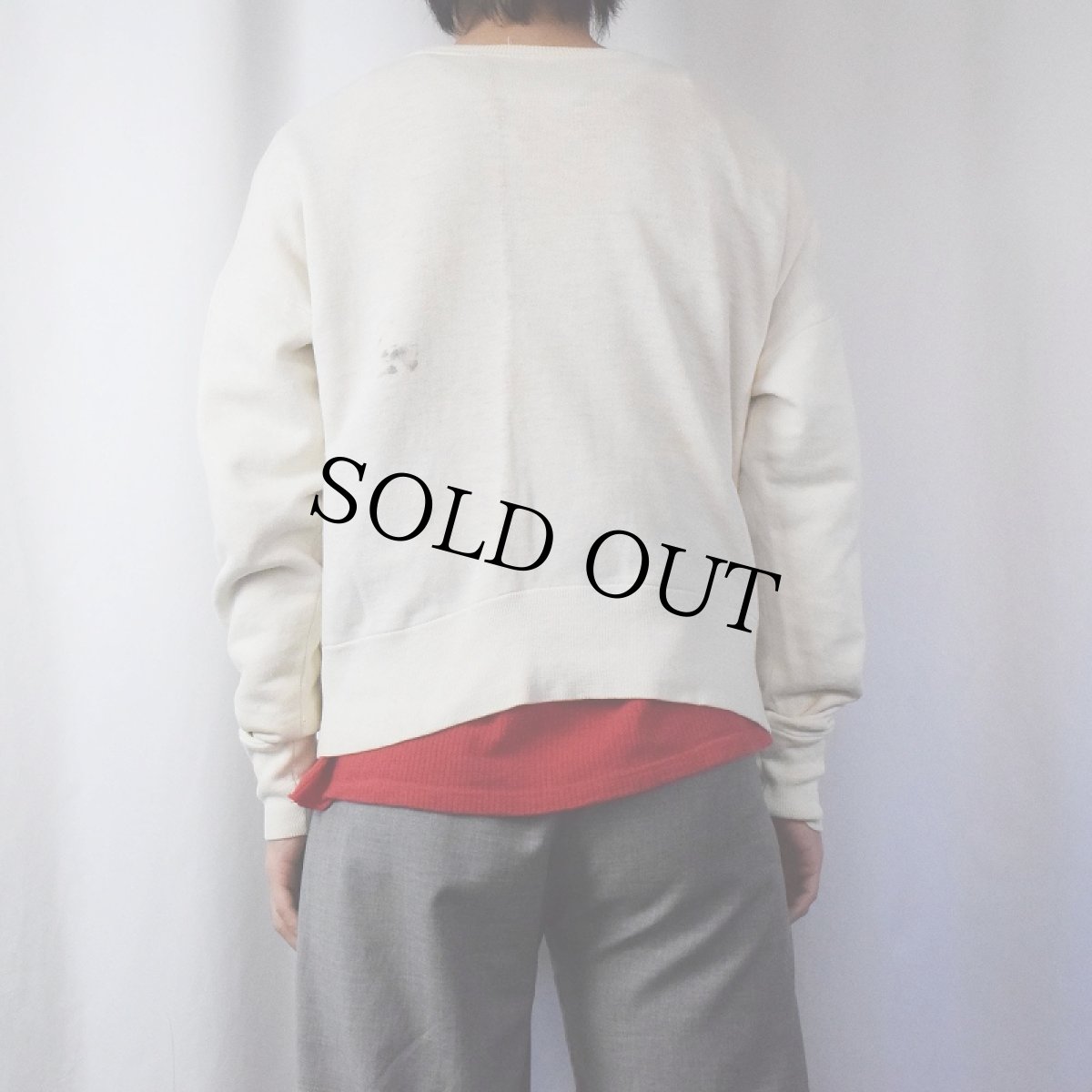 画像3: 50's "PUTNAM HIGH SCHOOL" フロッキープリントウェット  (3)