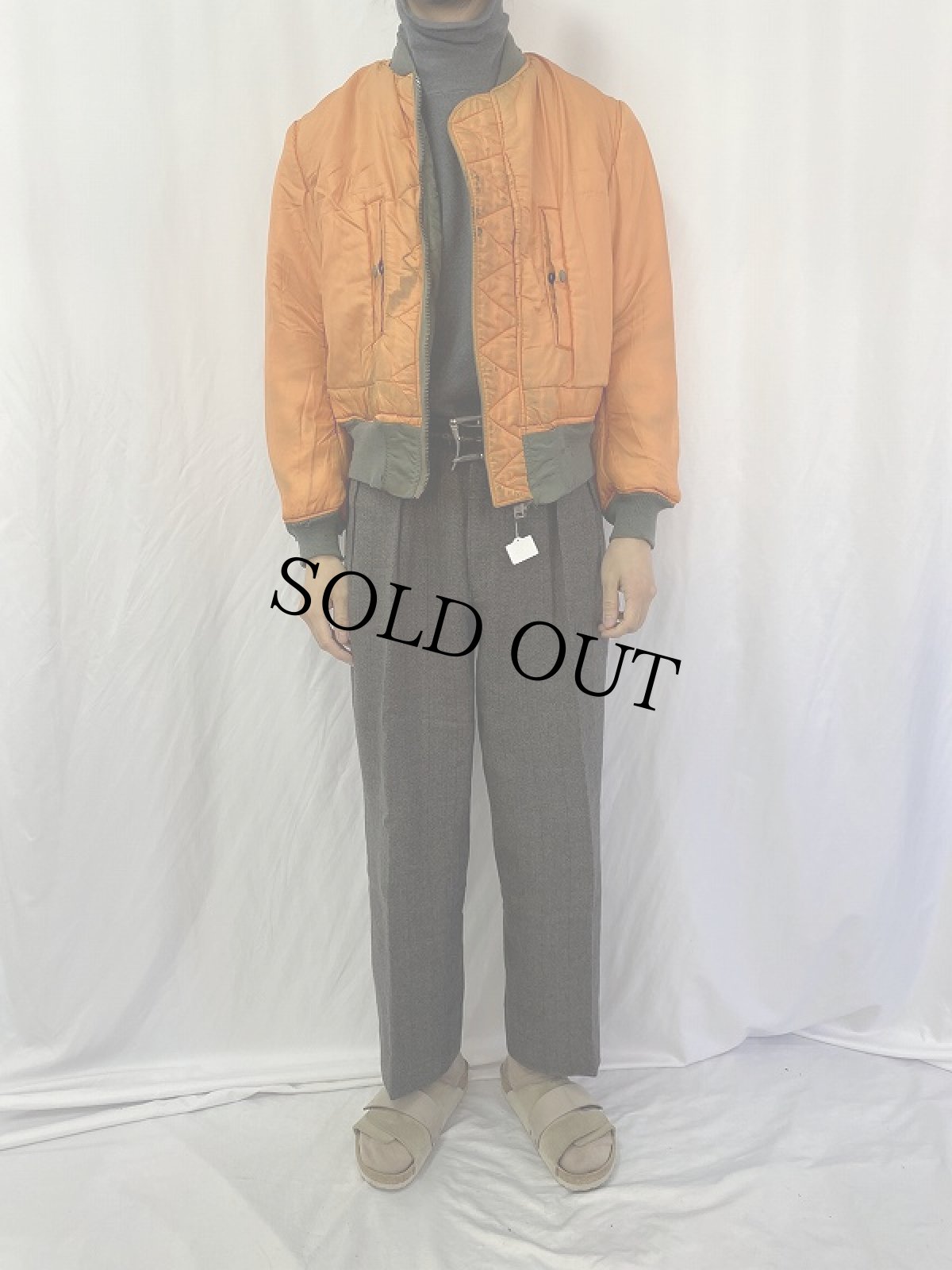 画像5: 60's U.S.AIR FORCE MA-1 D-TYPE フライトジャケット MEDIUM (5)