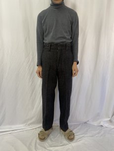 画像2: 80's Eddie Bauer ストライプ柄 マローンパンツ W33 (2)