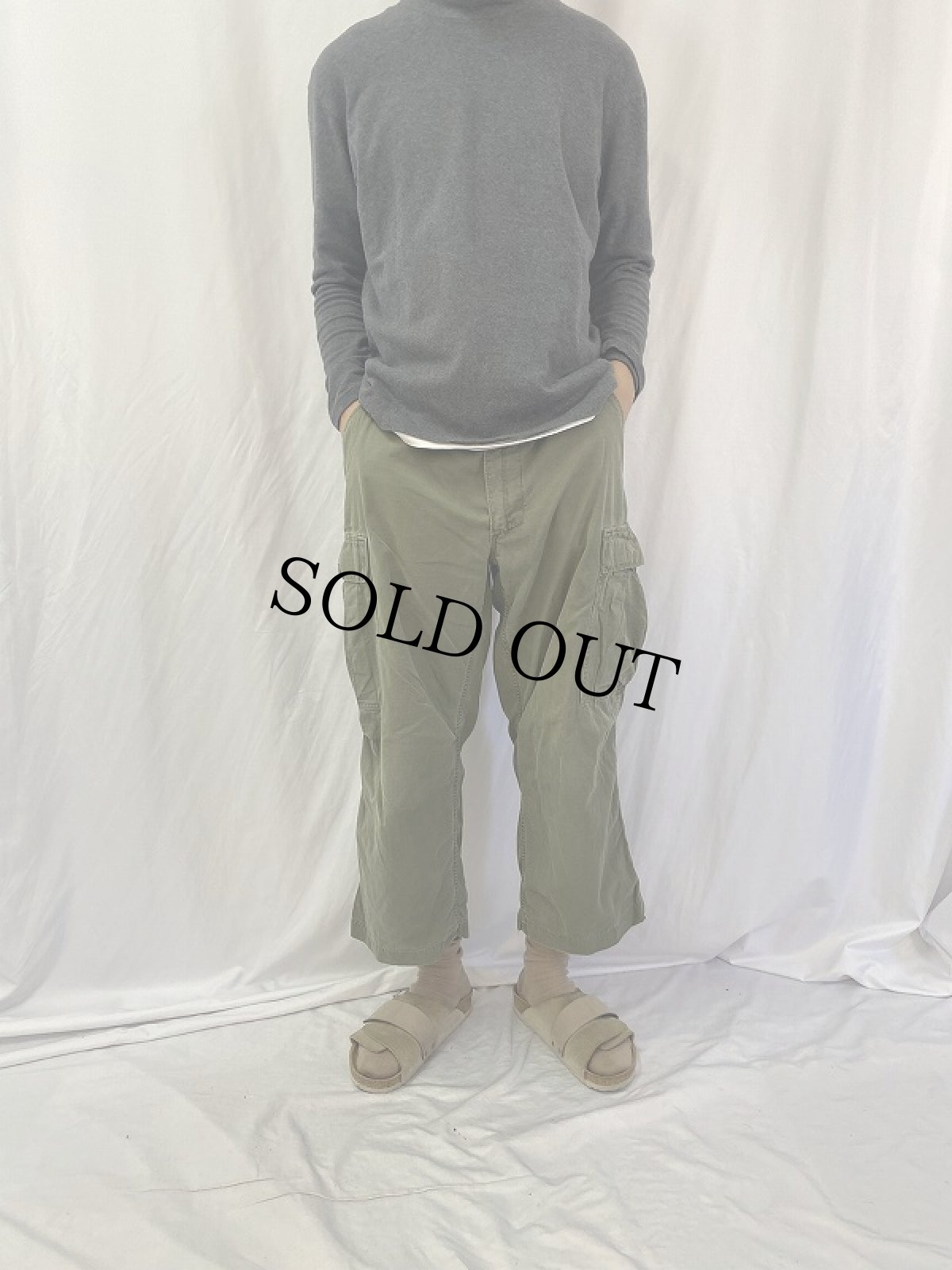 画像2: 60's U.S.ARMY ジャングルファティーグパンツ 4th REGULAR LARGE (2)