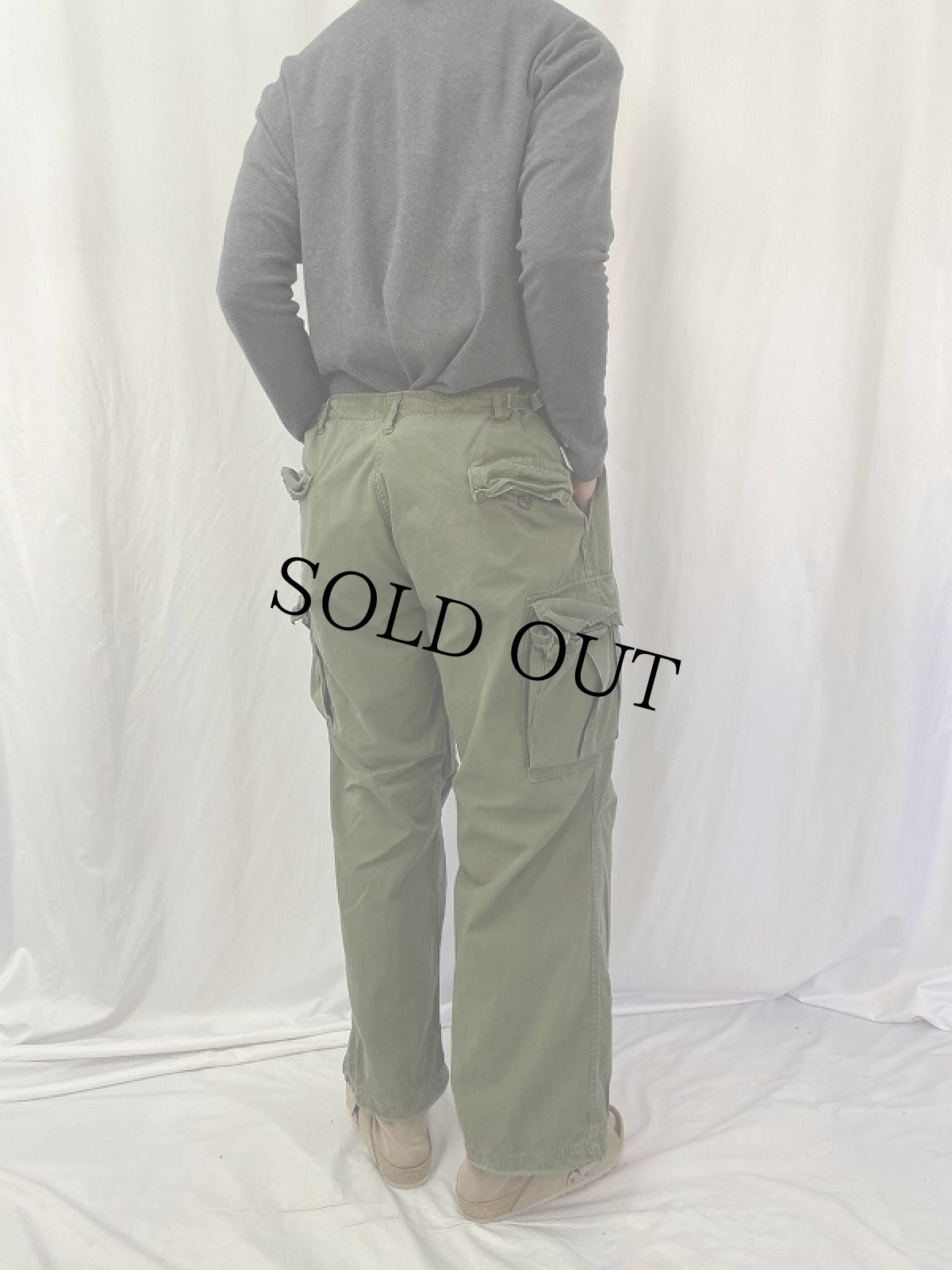 画像4: 60's U.S.ARMY ジャングルファティーグパンツ 4th REGULAR LARGE (4)