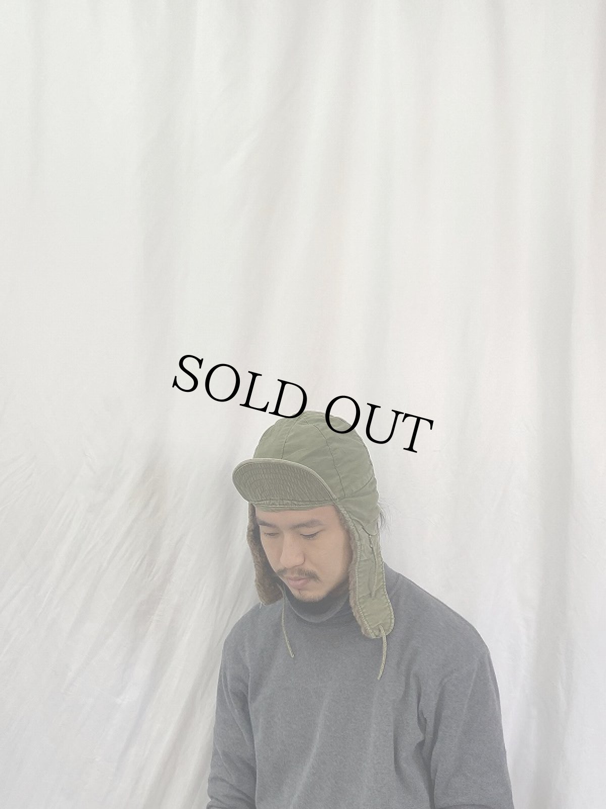 画像2: 50's U.S.ARMY M-51 MQ-1 フィールドパイルキャップ 7 1/2 (2)