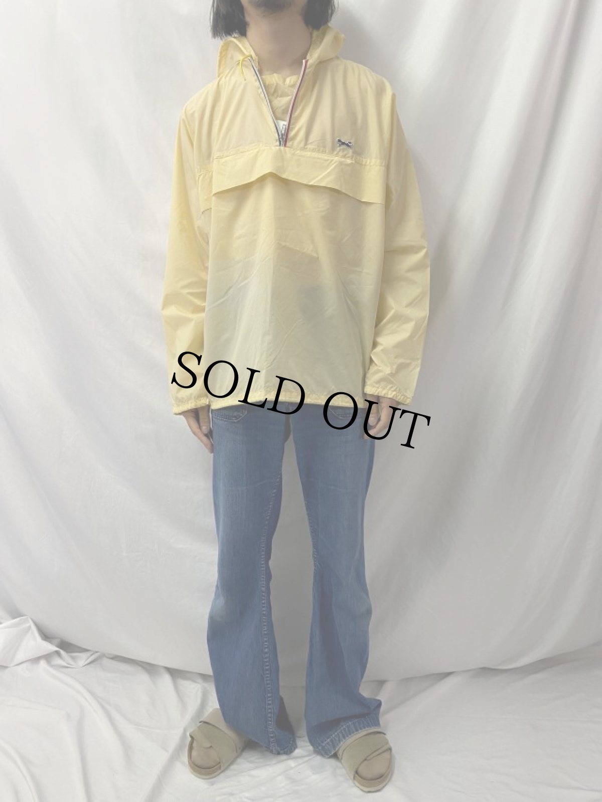 画像2: 80's The Fox JCPenney ナイロンアノラックパーカー L (2)