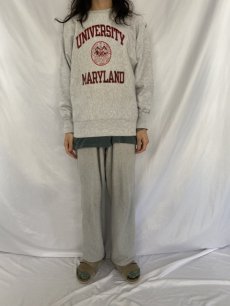 画像2: 90's Champion REVERSE WEAVE USA製 "UNIVERSITY MARYLAND" L (2)