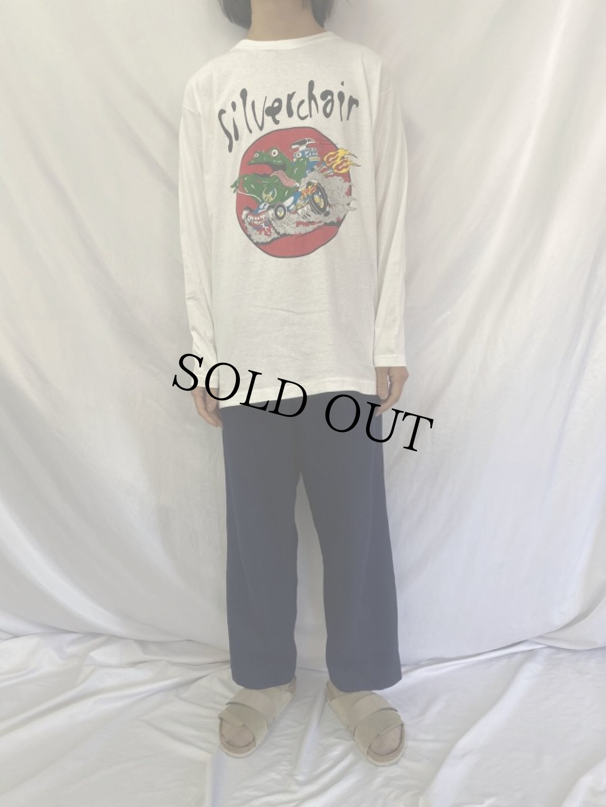 画像3: 【SALE】 90's SILVERCHAIR "frogstomp" オルタナティブロックバンドロンT XL (3)