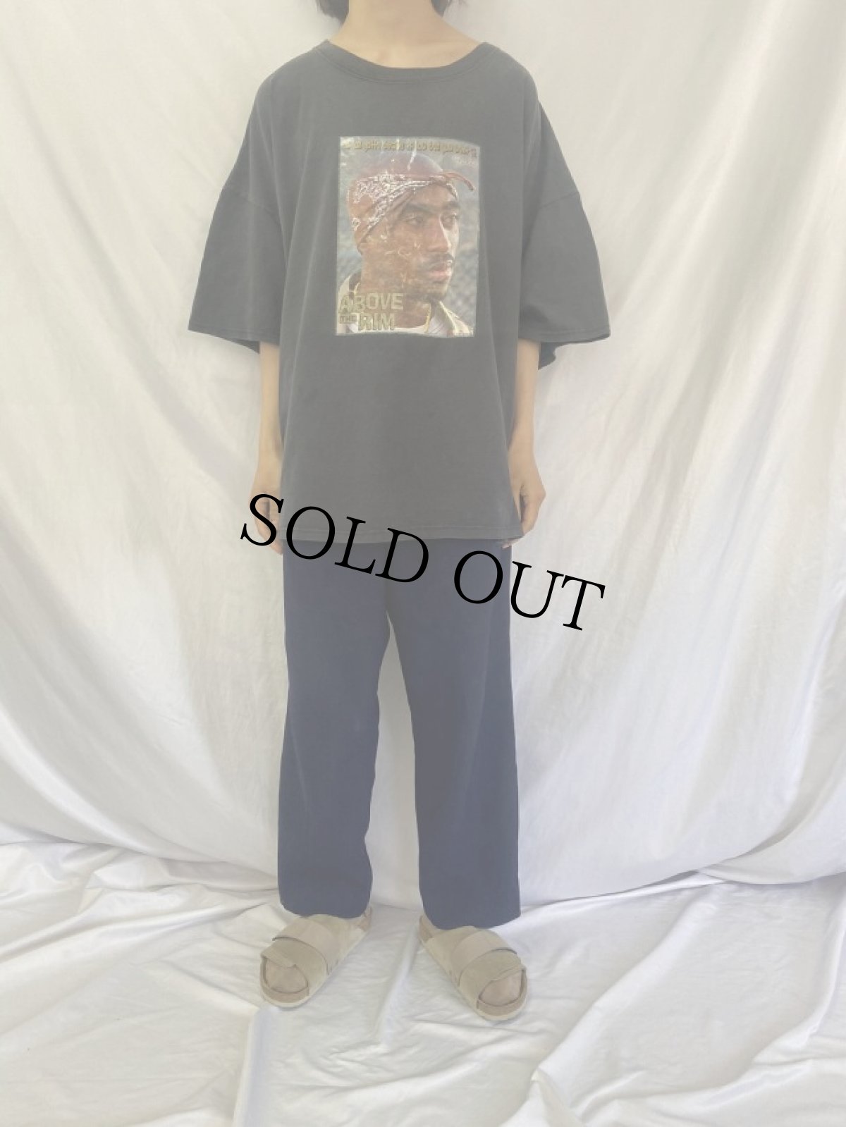 画像2: 90's 2pac USA製 "A BOVE THE RIM" ヒップホップムービーTシャツ 3X (2)