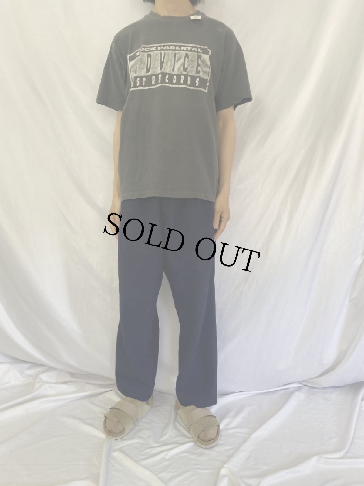 画像2: 90's SST RECORDS USA製 ロゴプリント レコードレーベルTシャツ XL (2)