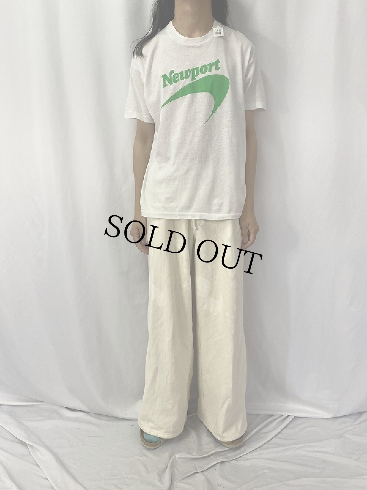 画像2: 80's Newport USA製 ロゴプリントTシャツ XL (2)