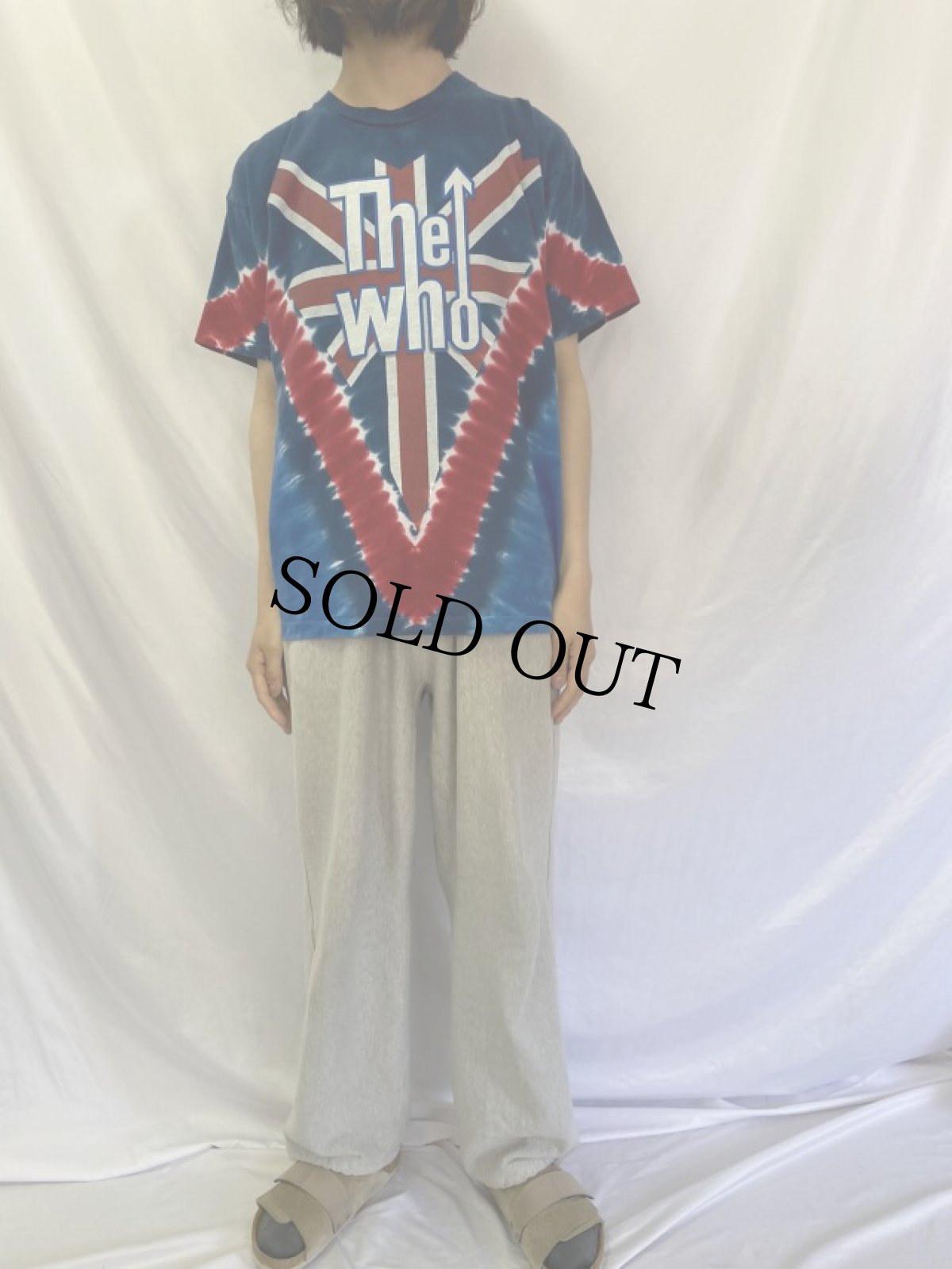 画像2: 2003 LIQUID BLUE "The Who" USA製 タイダイ ロックバンドTシャツ L (2)