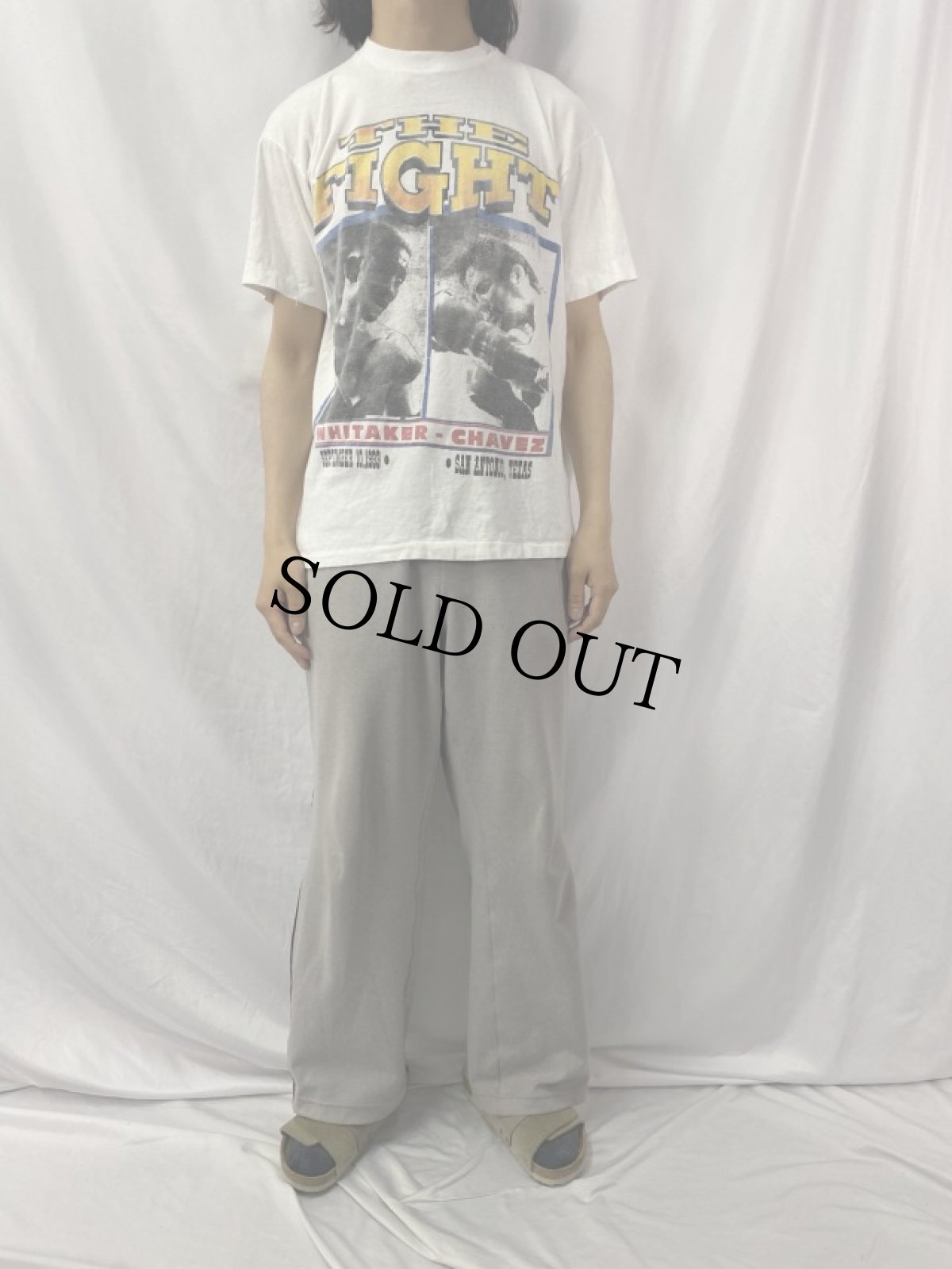 画像3: 1993 WBC " whitaker vs chavez" ボクシングTシャツ L (3)