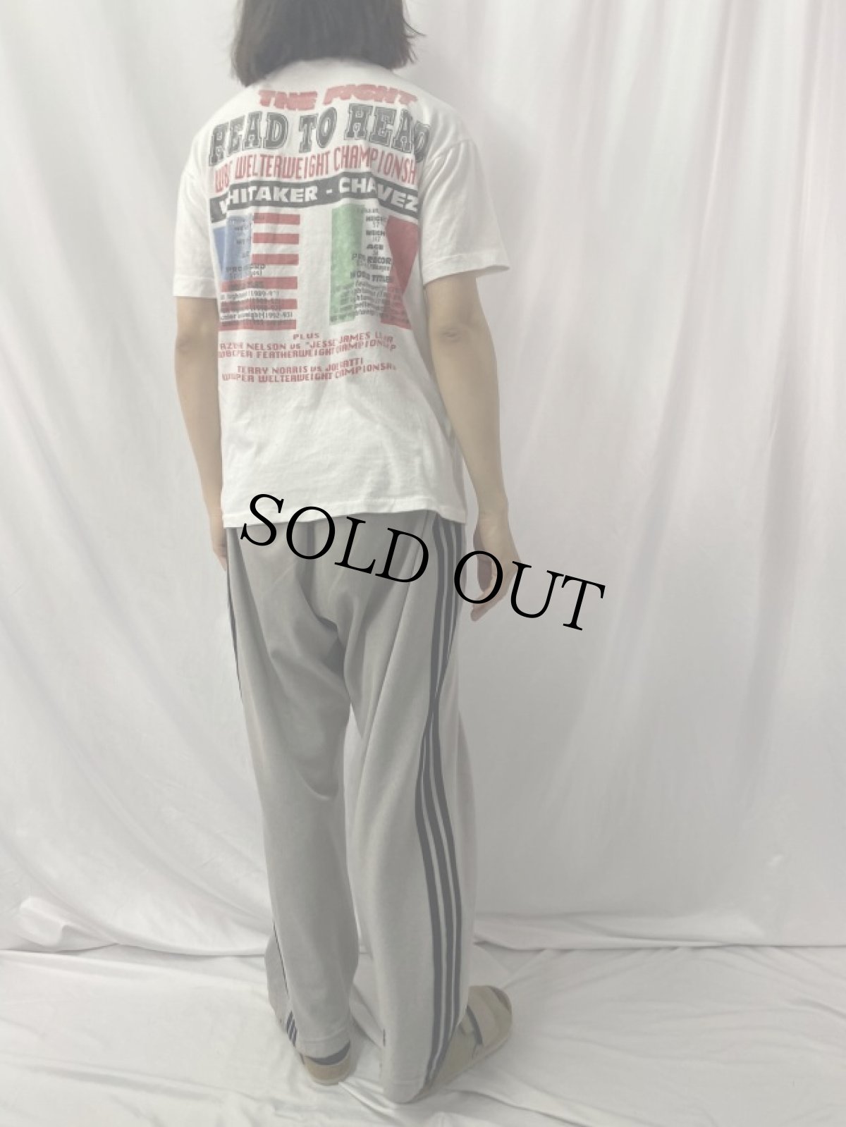 画像5: 1993 WBC " whitaker vs chavez" ボクシングTシャツ L (5)