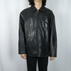 画像2: 80〜90's Golden Bear USA製 レザージャケット L (2)