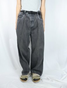 画像3: 90's〜 Sean John ブラックデニムペインターパンツ W37 (3)