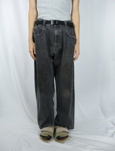 画像3: 90's SOUTH POLE ブラックデニムパンツ W37 (3)