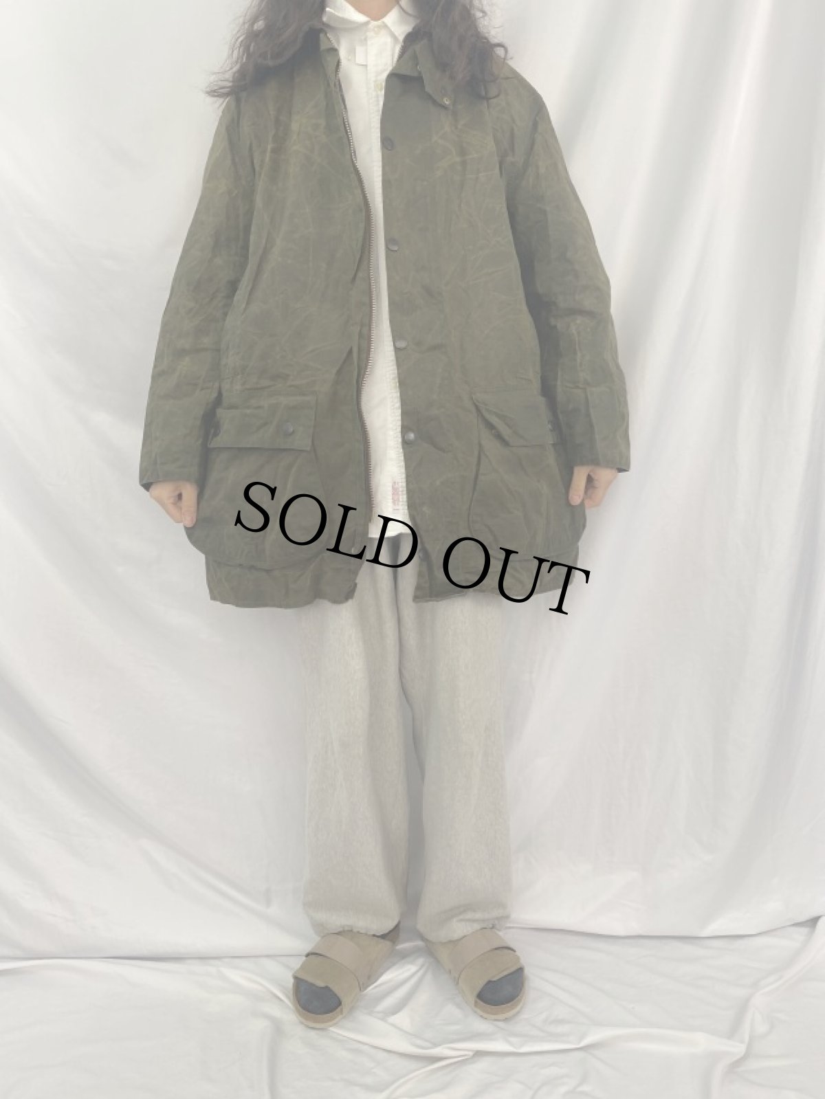 画像2: 90's Barbour ENGLAND製 "BORDER" 3ワラント (2)