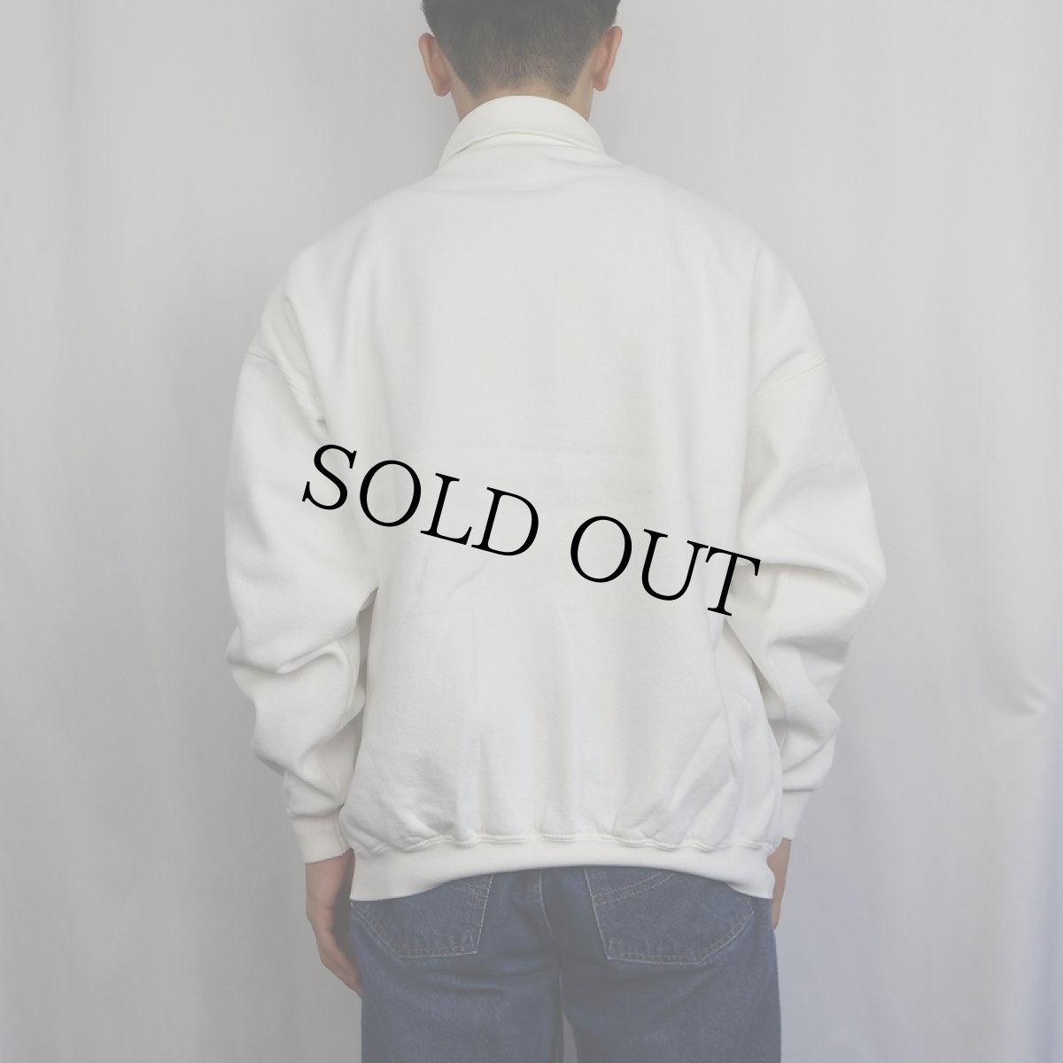 画像3: 90's PLUMA USA製 "HEAVY WEIGHT COTTON" タートルネック無地スウェット XL (3)