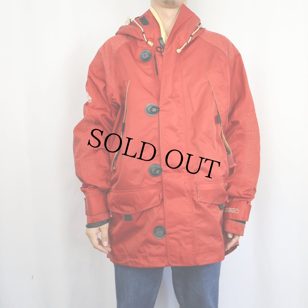 画像3: 2000's NIKE ACG "THERMAL LAYER 3" チェック柄 ナイロンマウンテンパーカー S (3)