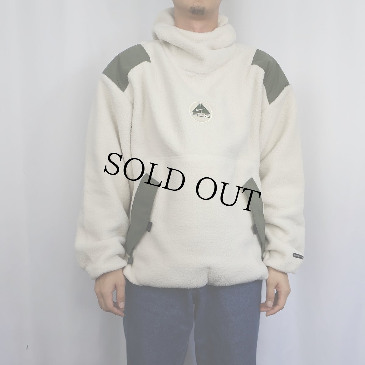 画像3: 90〜2000's NIKE ACG USA製 "NINJA" フリースプルオーバージャケット L (3)