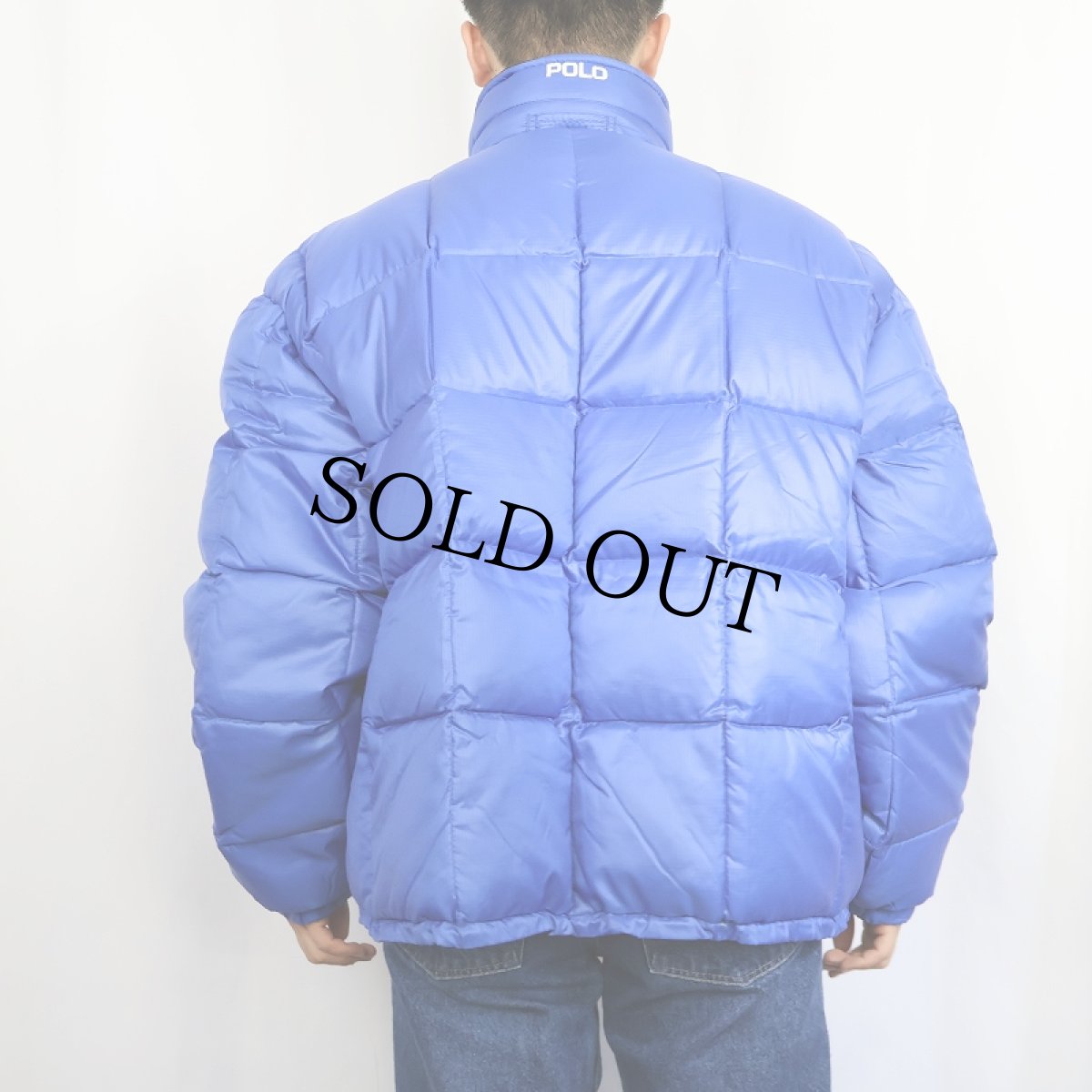 画像3: 90's POLO SPORT Ralph Lauren ロゴ刺繍 ナイロン キルティングダウンジャケット XL (3)