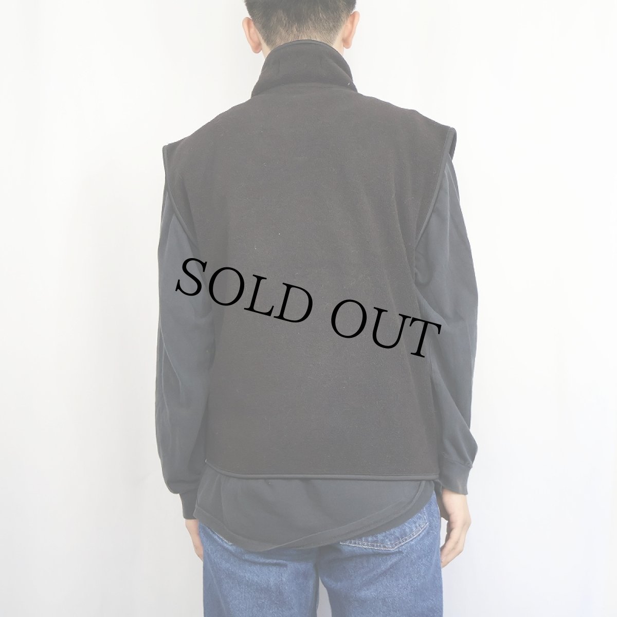 画像3: 90's POLO SPORT Ralph Lauren フリースベスト BLACK L (3)