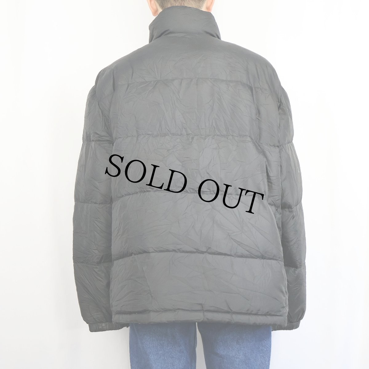 画像3: POLO Ralph Lauren ロゴ刺繍 ナイロンダウンジャケット BLACK XXL (3)