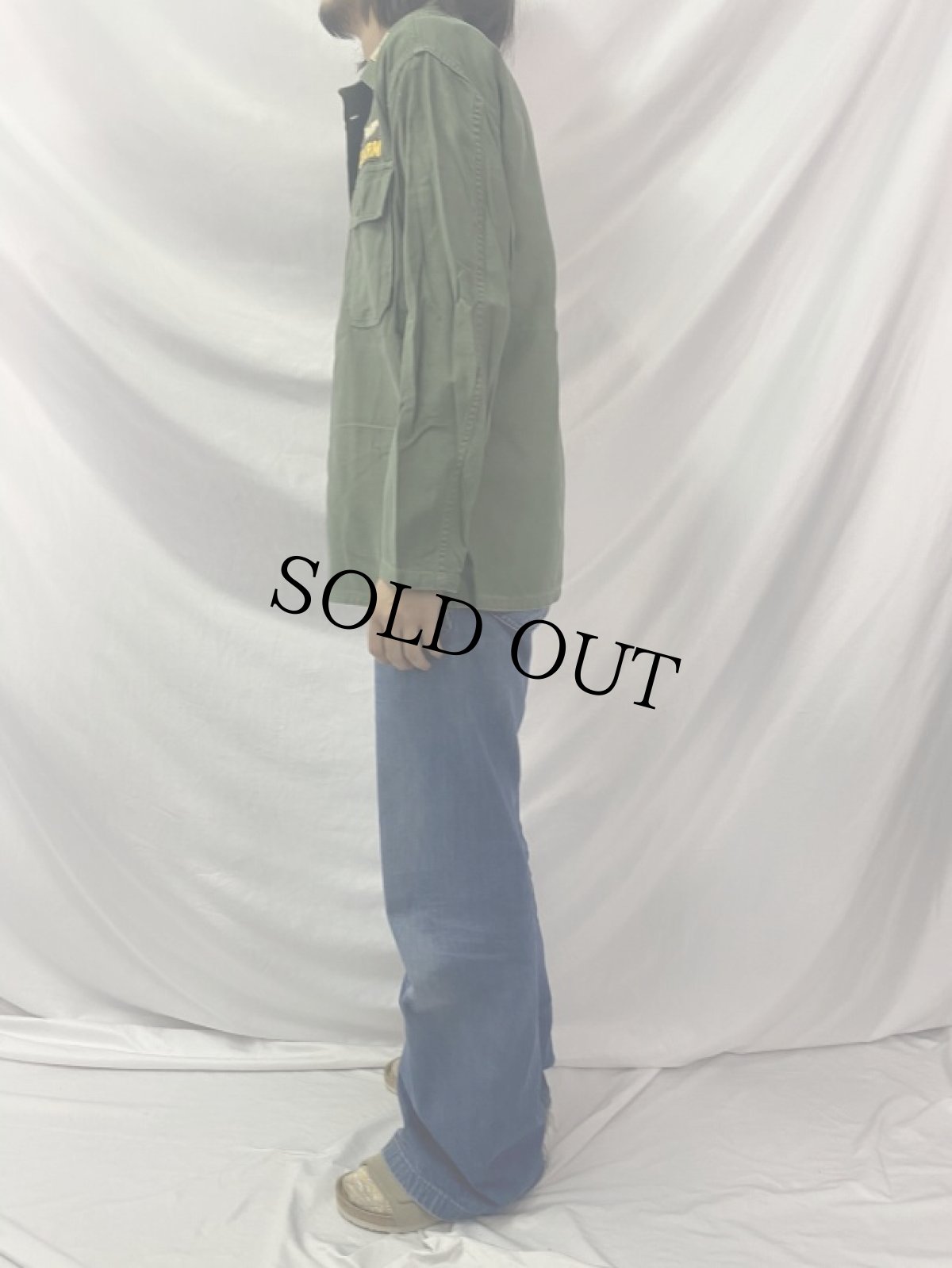 画像3: 60's U.S.ARMY ユーティリティシャツ 1st後期 MEDIUM (3)