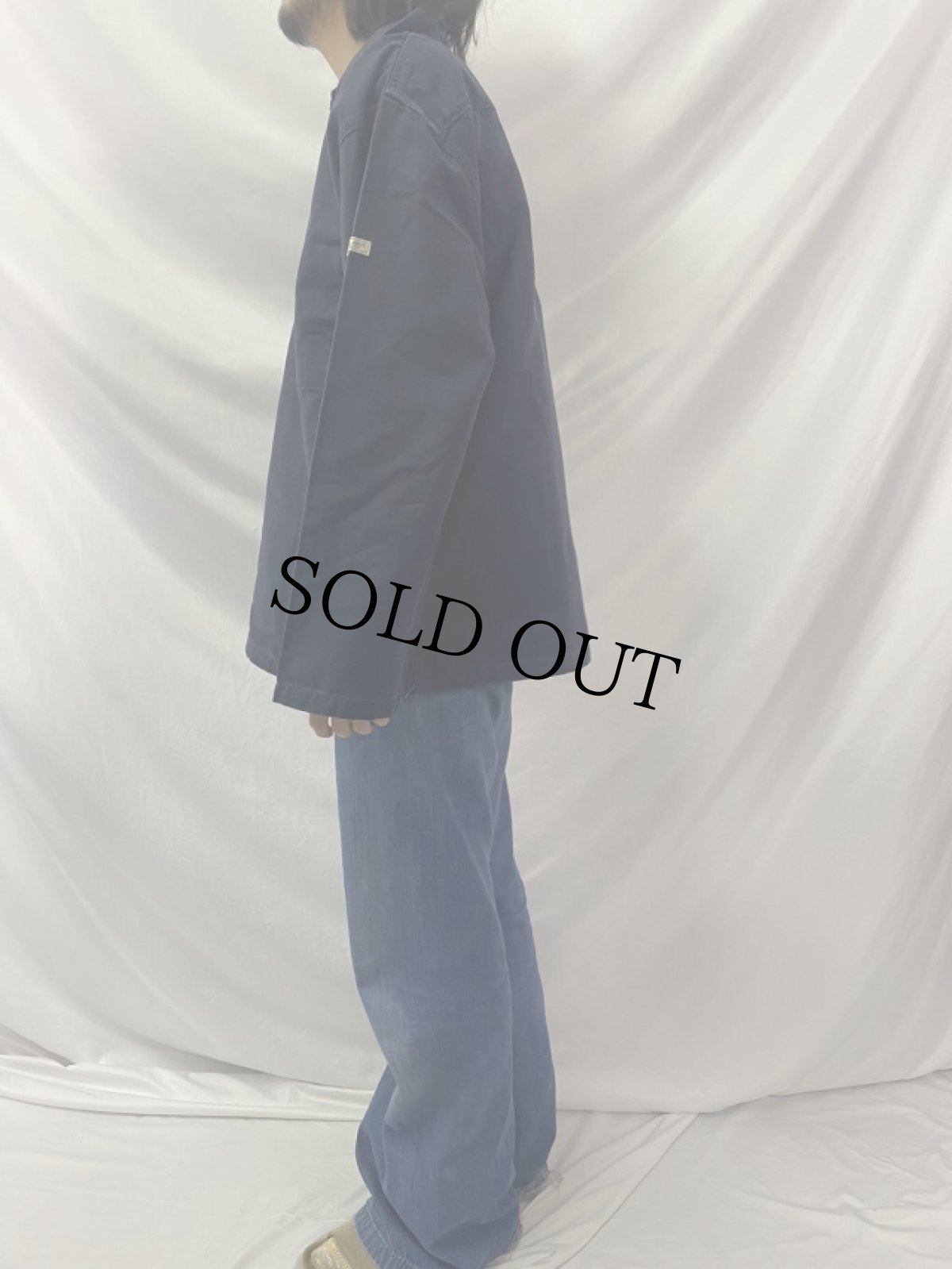 画像3: SAINT JAMES フィッシャーマンスモック ネイビー XL (3)