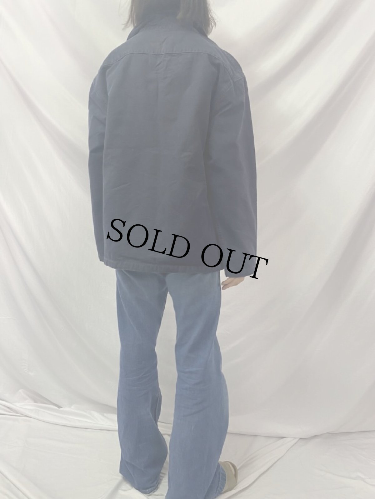 画像4: SAINT JAMES フィッシャーマンスモック ネイビー XL (4)