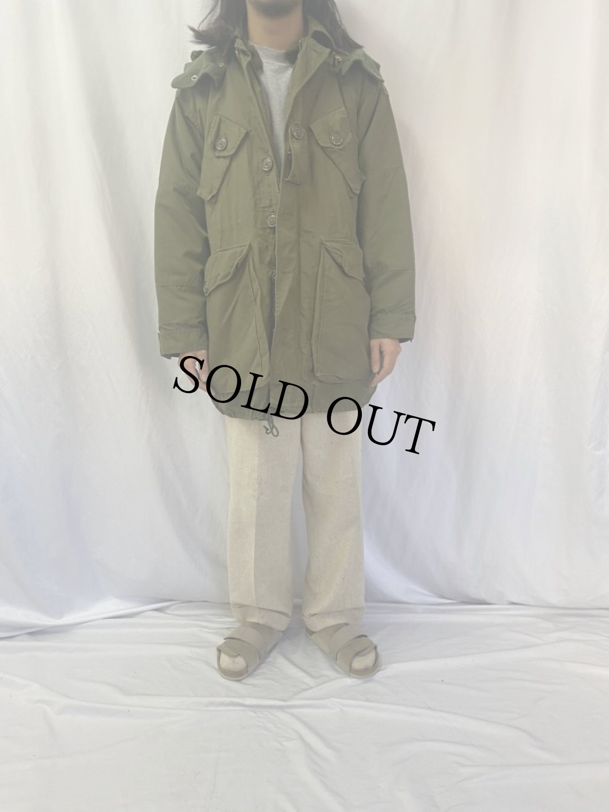 画像2: 90's CANADIAN ARMY ECW コンバットパーカー SHORT MEDIUM (2)