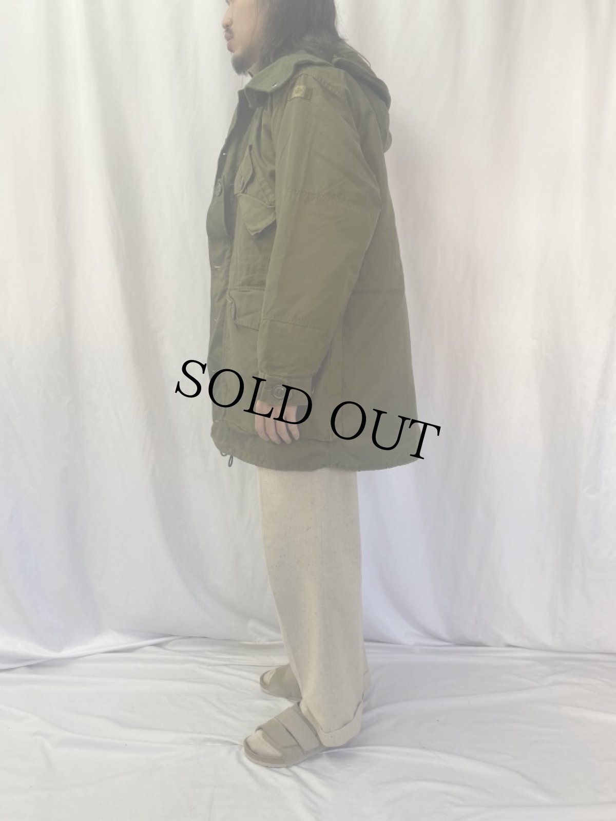 画像3: 90's CANADIAN ARMY ECW コンバットパーカー SHORT MEDIUM (3)