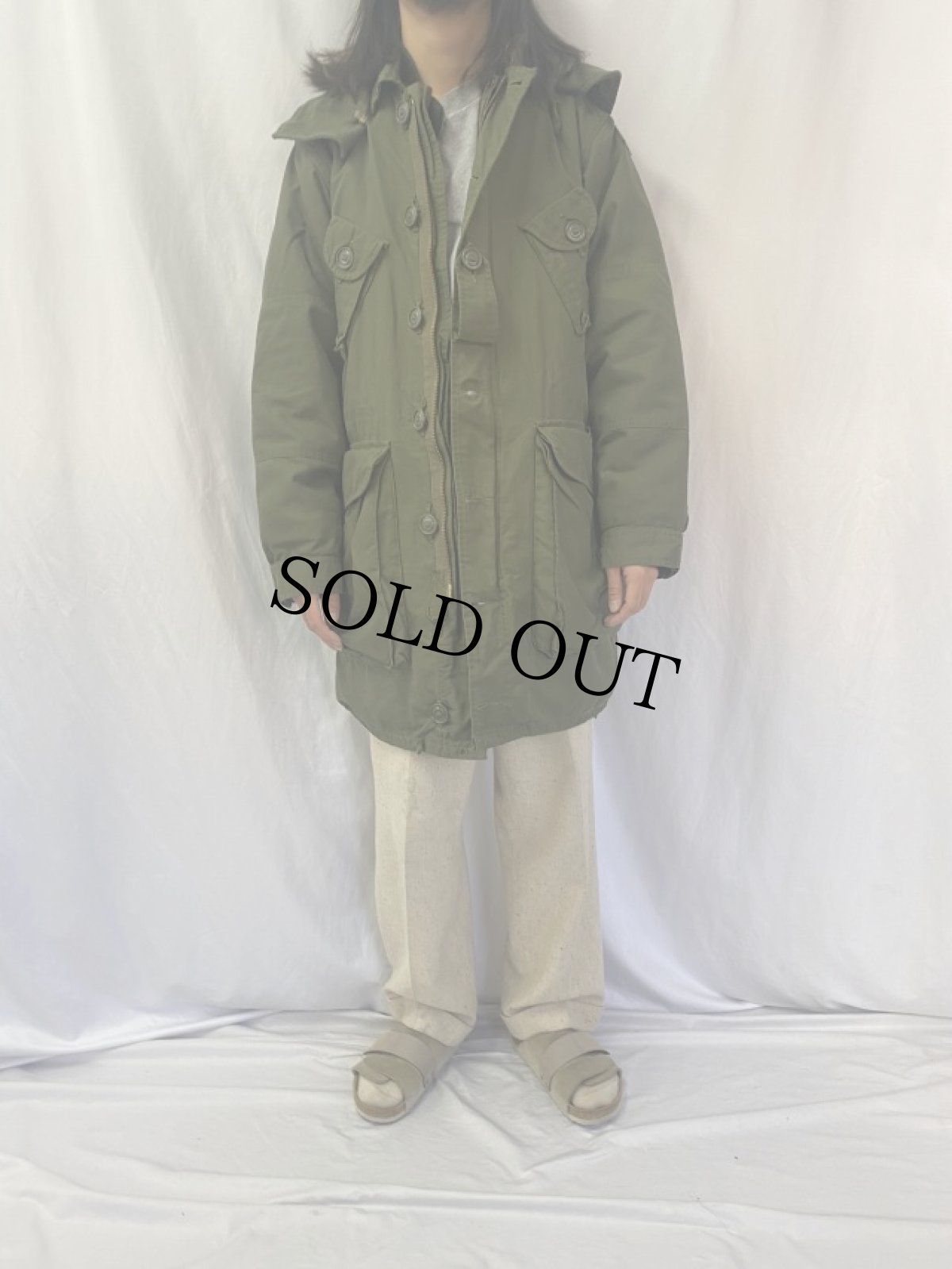 画像2: 80's CANADIAN ARMY ECW コンバットパーカー SHORT LONG (2)