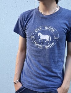 画像3: 80's USA製 "OAK RIDGE HORSE SHOW" 馬プリントTシャツ S (3)