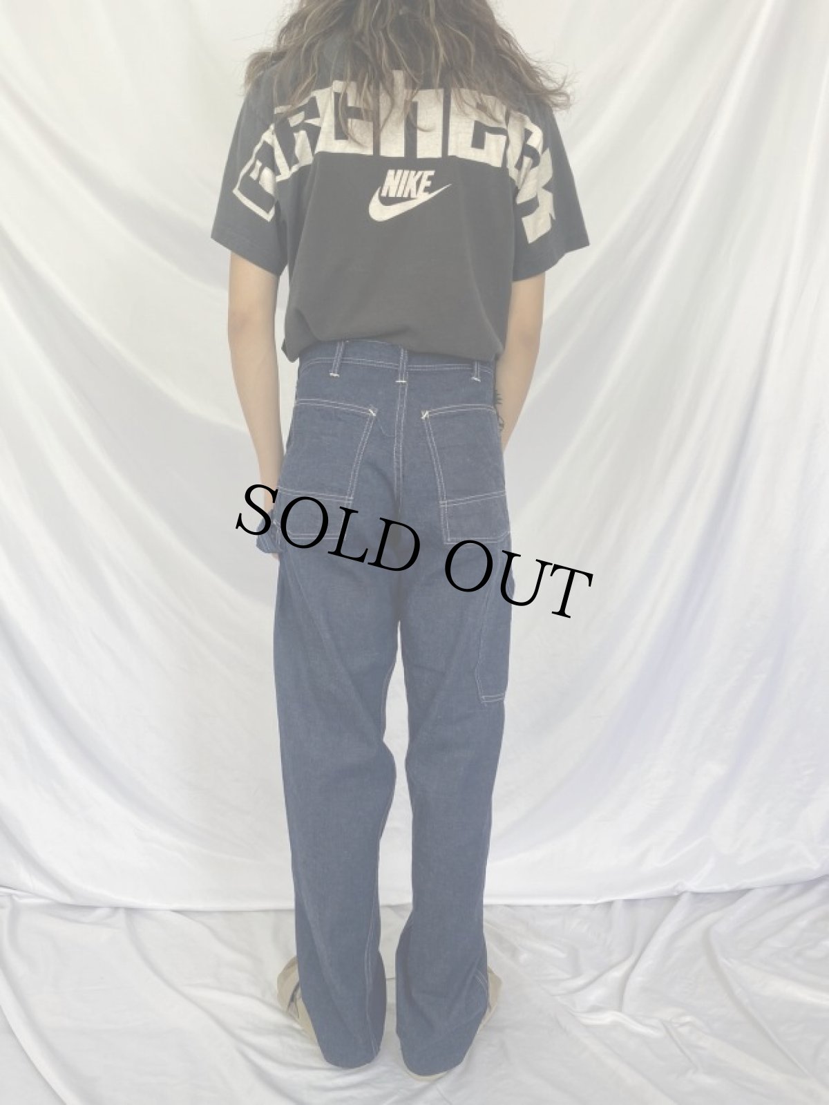 画像4: 60's CARTER'S デニムペインターパンツ W30 (4)