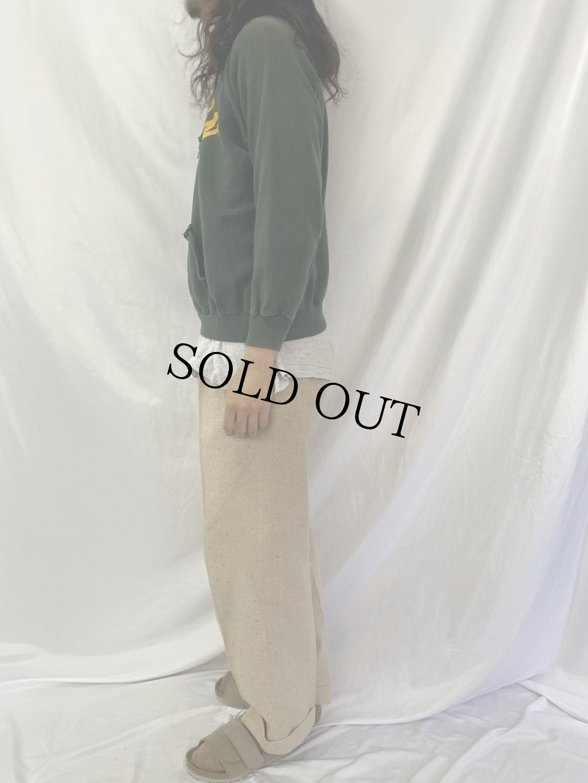 画像3: 80's Champion トリコタグ USA製 "OREGON" プリントスウェットフーディー L (3)