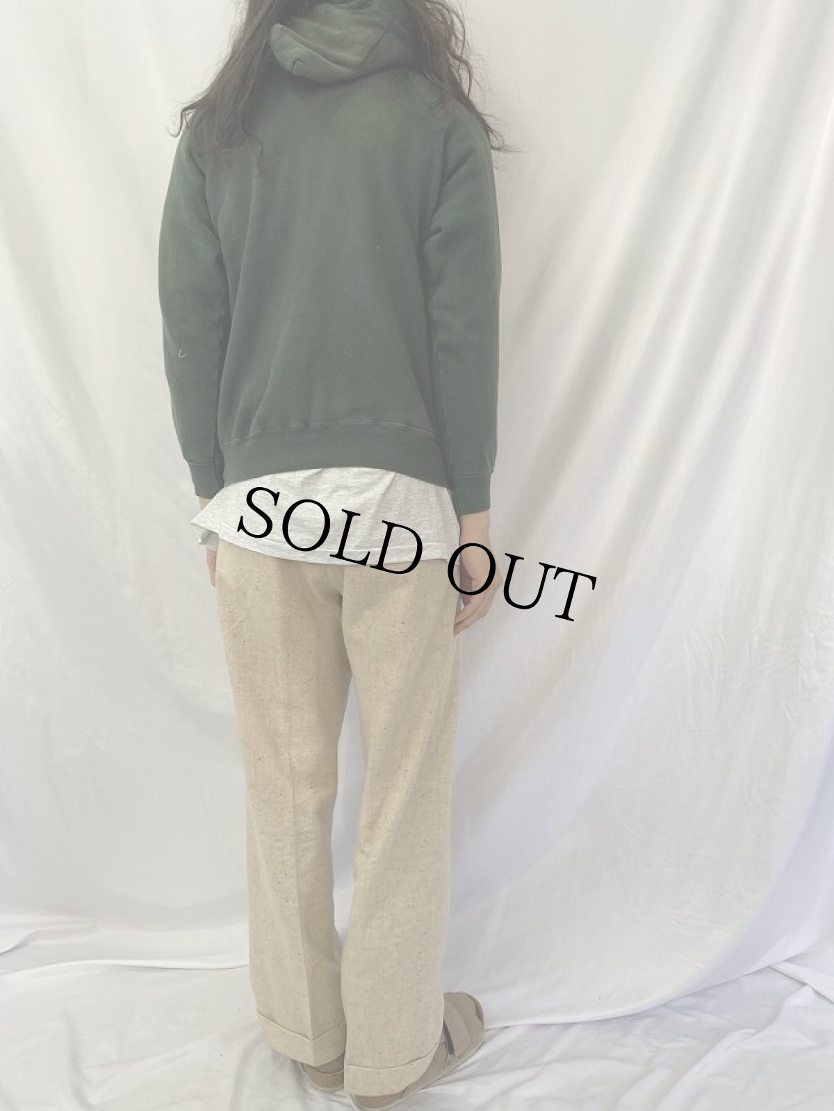 画像4: 80's Champion トリコタグ USA製 "OREGON" プリントスウェットフーディー L (4)