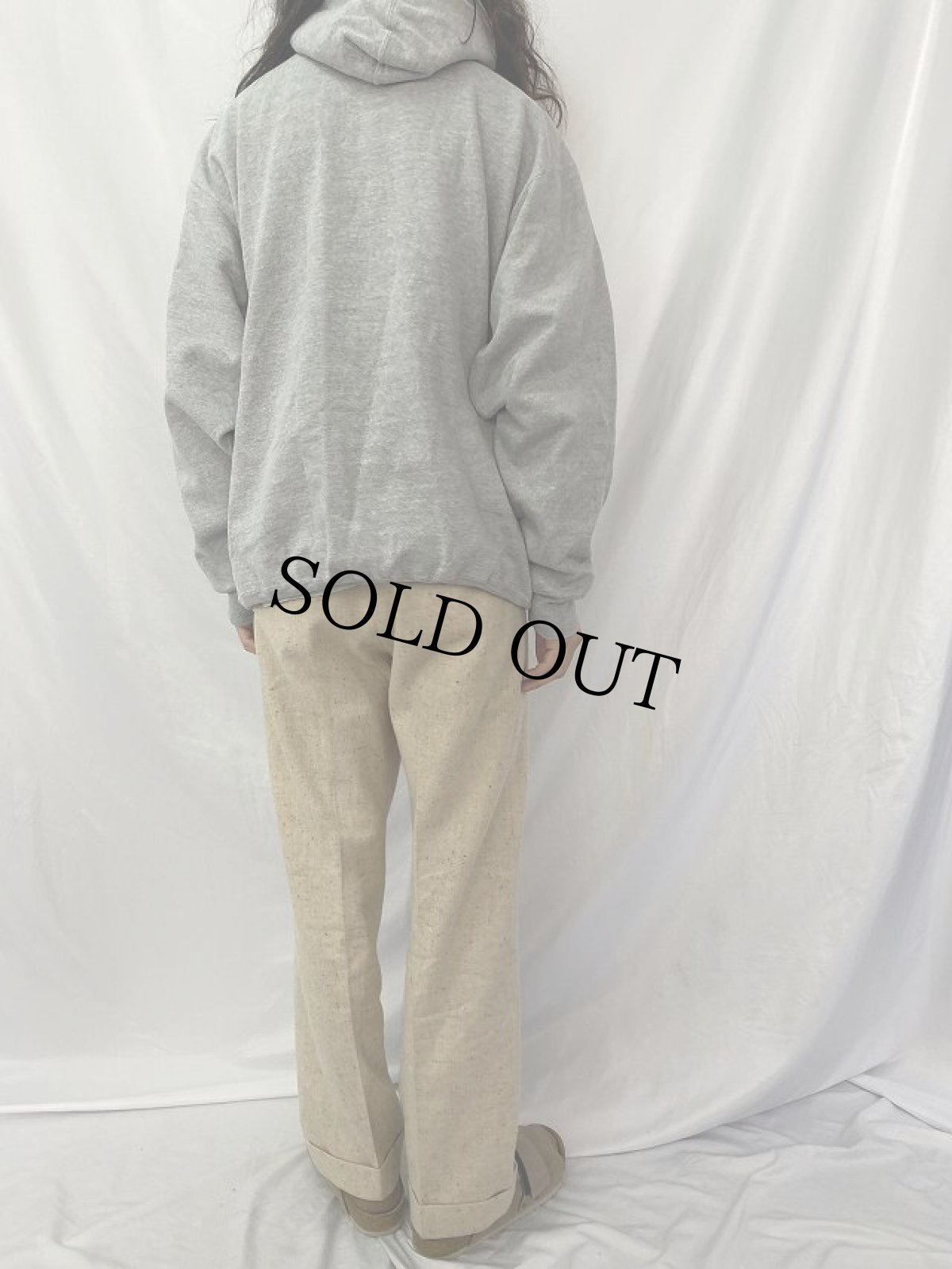 画像4: STEVE AND BARRY'S "NOTRE DAME" プリントスウェットフーディー XL (4)