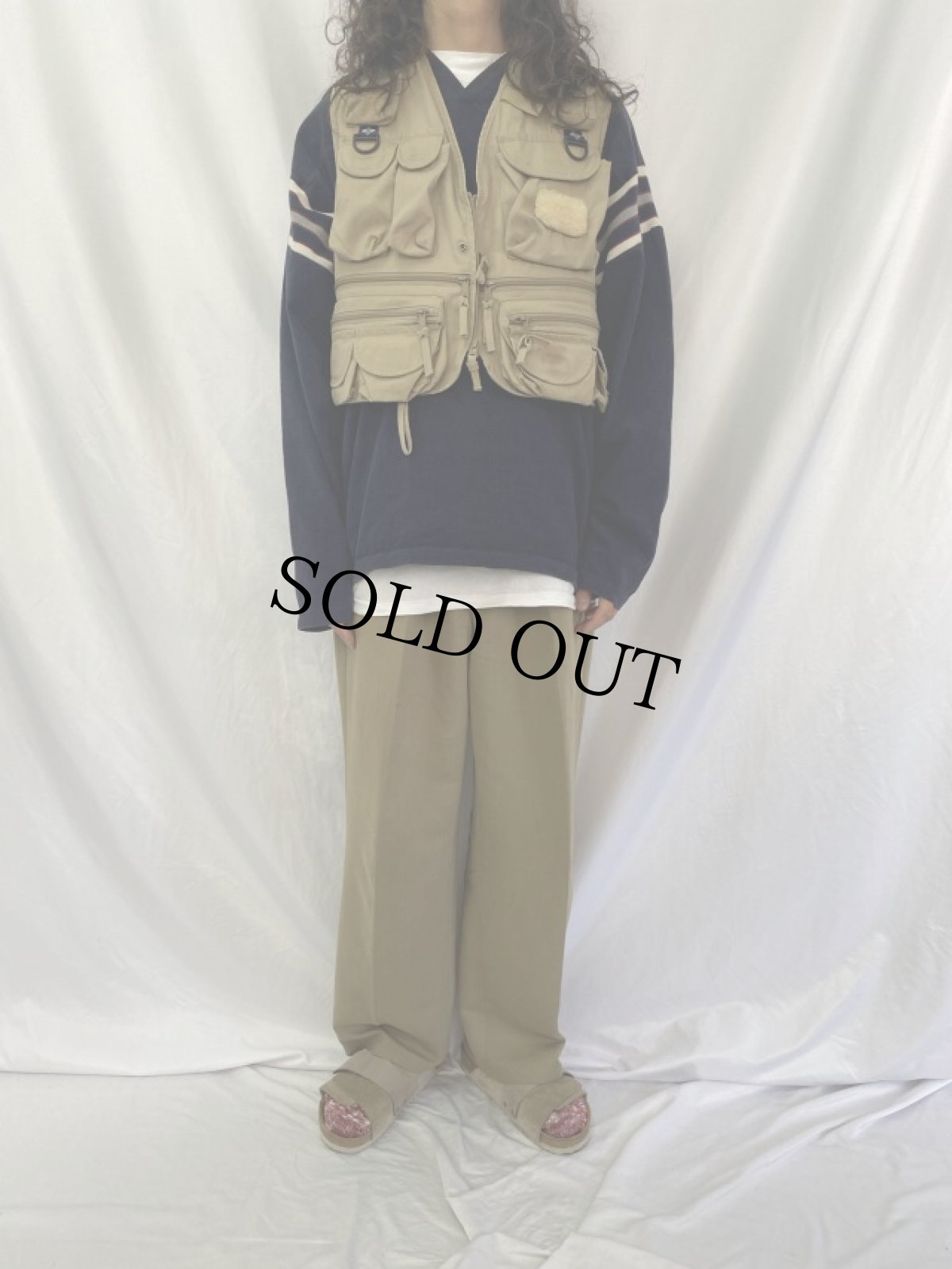 画像2: 90's Columbia フィッシングベスト L (2)