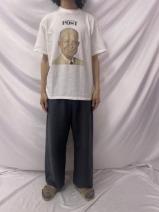 画像2: 90's Norman Rockwell  The Saturday Evening POST "Dwight Eisenhower" アートイラストTシャツ L  (2)
