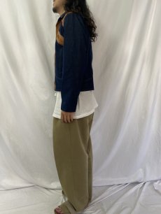 画像3: 70's レザー切り替えデニムジャケット (3)