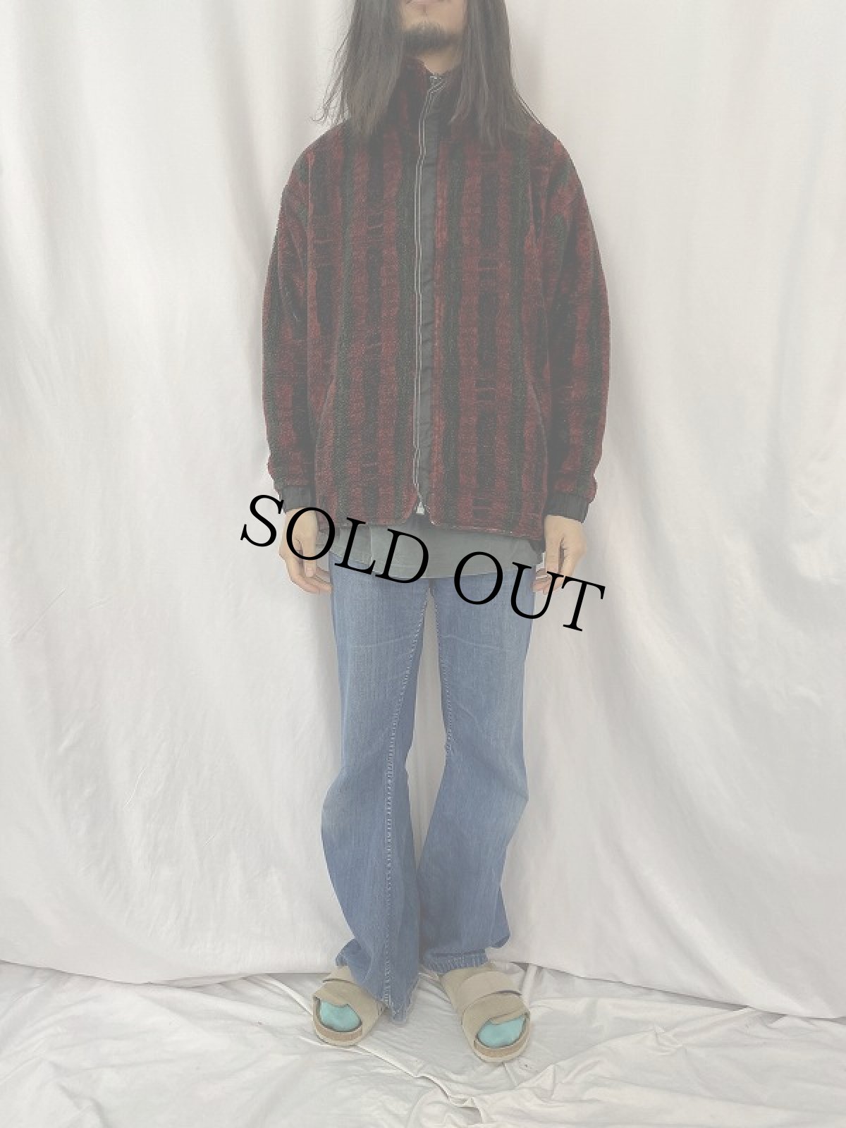 画像6: BADBONES ナイロン×ボアフリース リバーシブルジップジャケット  (6)