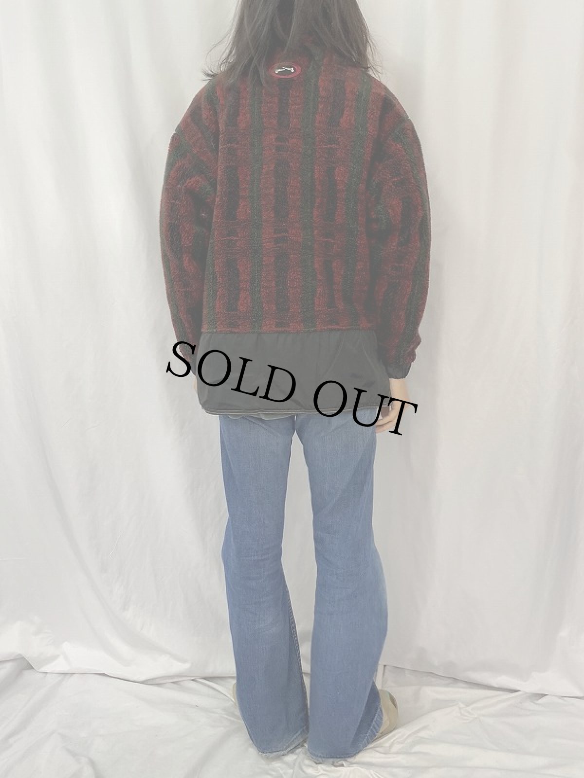 画像8: BADBONES ナイロン×ボアフリース リバーシブルジップジャケット  (8)