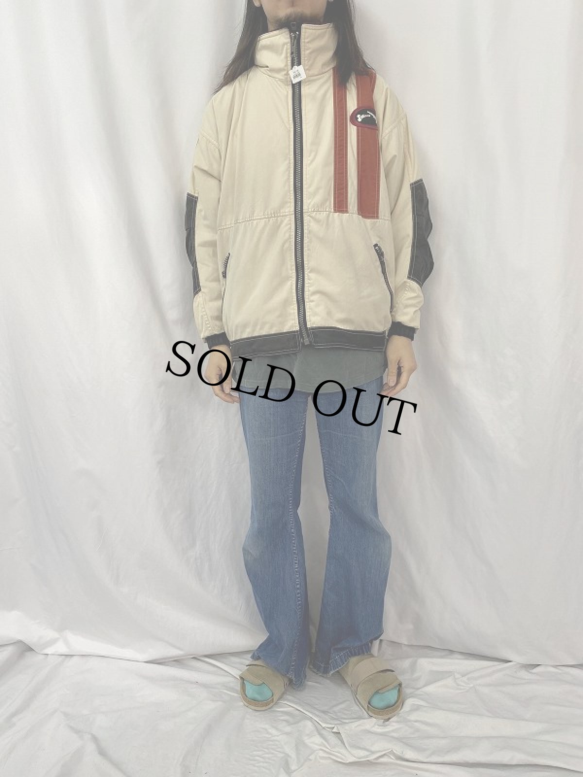 画像3: BADBONES ナイロン×ボアフリース リバーシブルジップジャケット  (3)